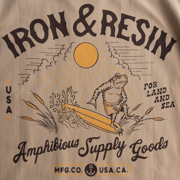 Amphibious Supply Goods Pocket Tee - Rooster 