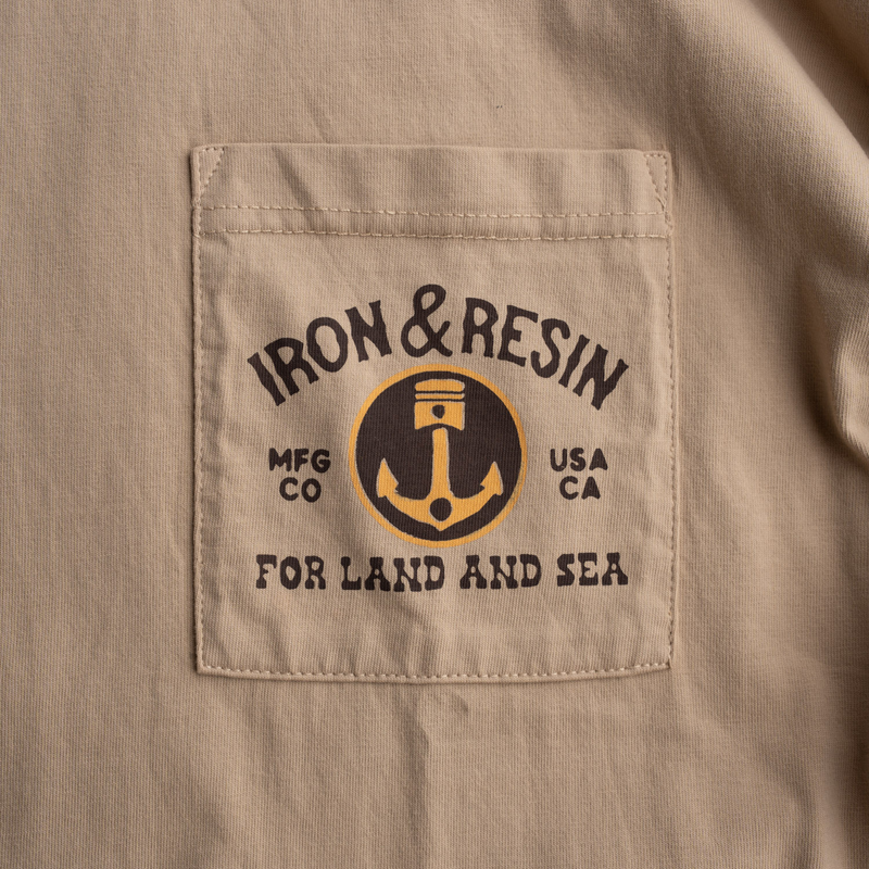 Amphibious Supply Goods Pocket Tee – Beige