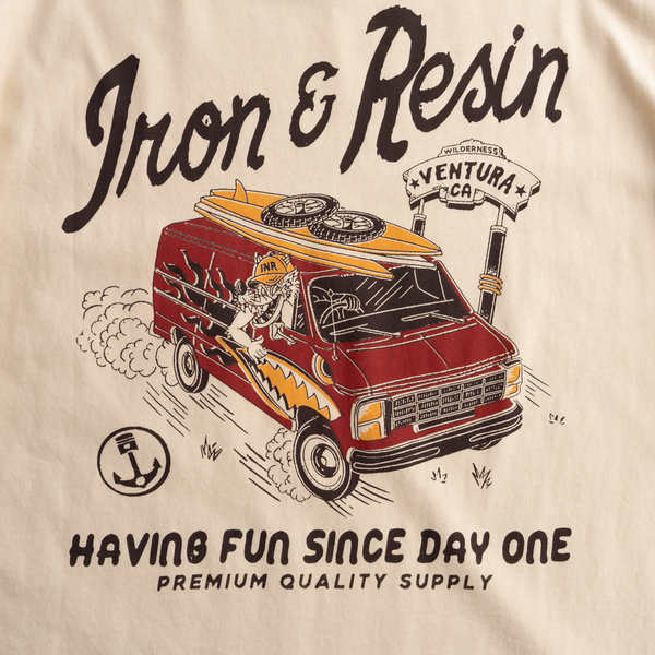 Having Fun Pocket Tee - Rooster 