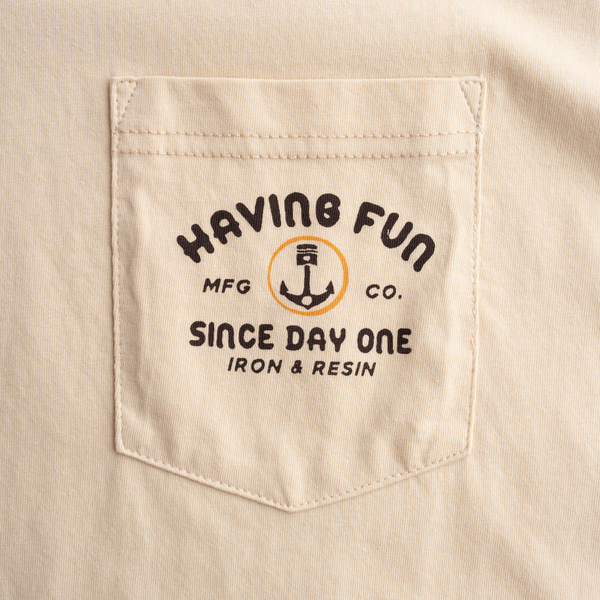 Having Fun Pocket Tee - Rooster 
