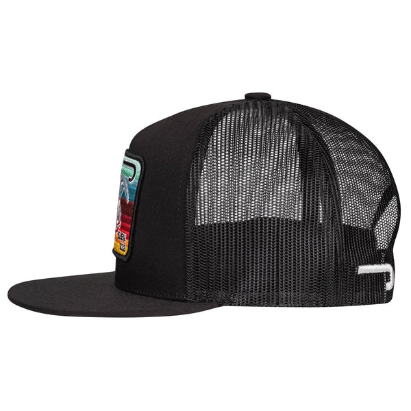 Black Serape Elevation Trucker - Rooster 