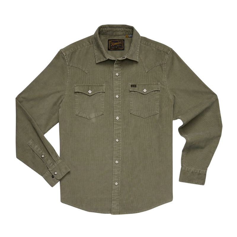 Banning Corduroy Snapshirt