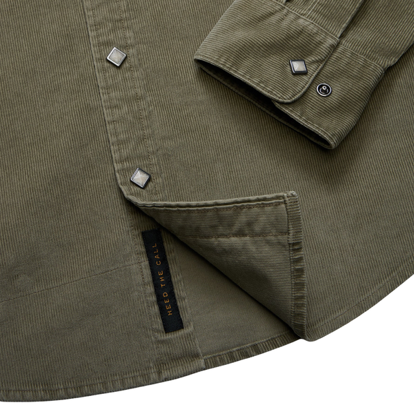 Banning Corduroy Snapshirt