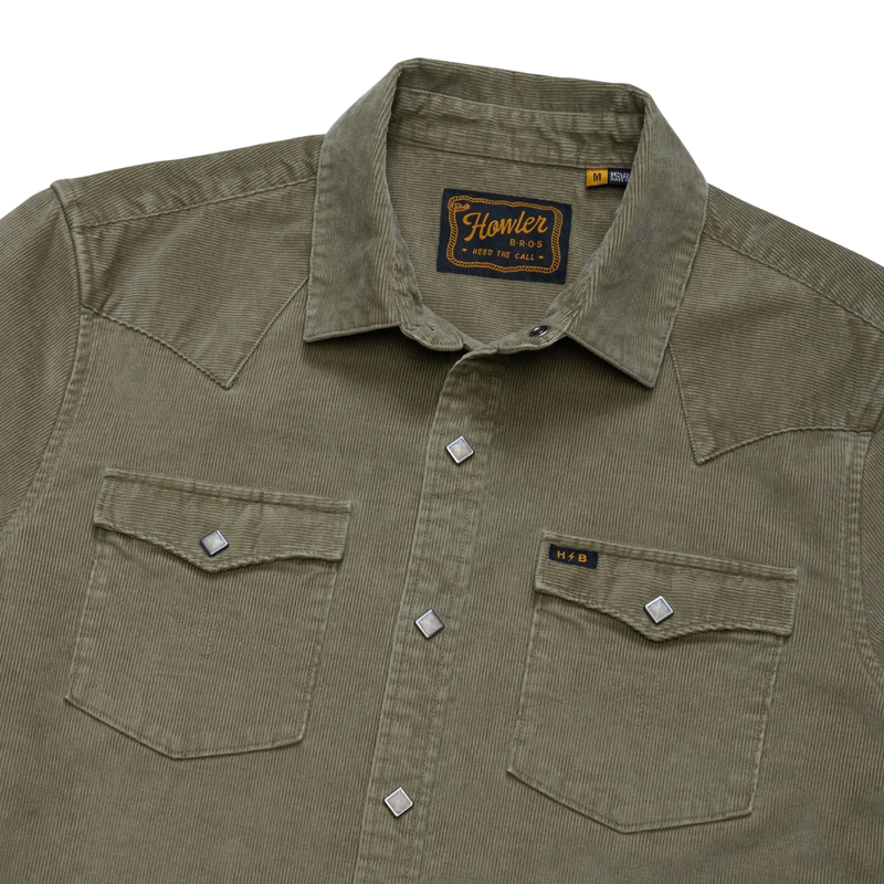 Banning Corduroy Snapshirt