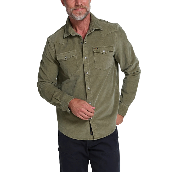 Banning Corduroy Snapshirt