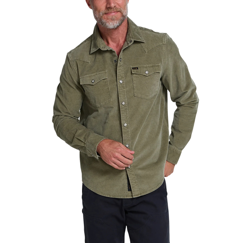Banning Corduroy Snapshirt