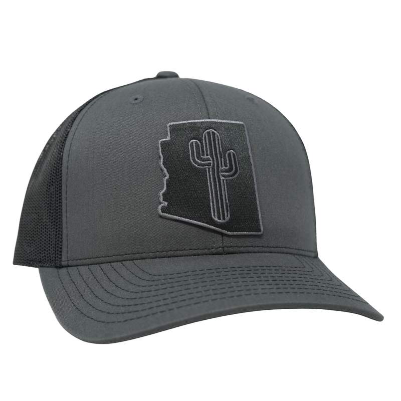 Blacked Out Cactus Stated - Charcoal/Black - Rooster 