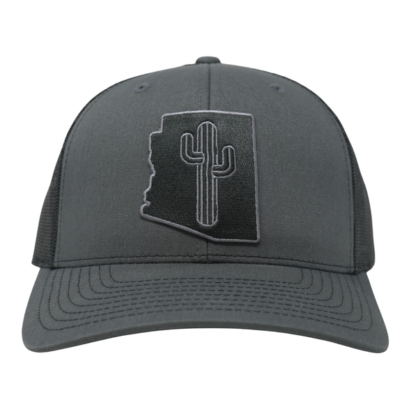Blacked Out Cactus Stated - Charcoal/Black - Rooster 