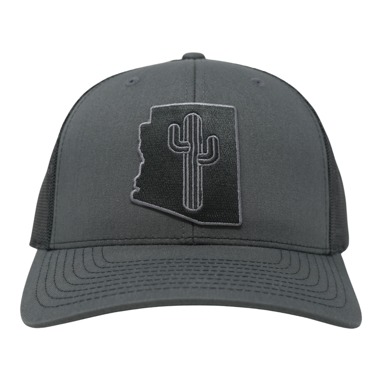 Blacked Out Cactus Stated - Charcoal/Black - Rooster 