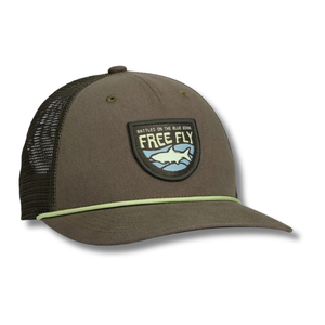 Blue Edge Trucker Hat - Rooster 