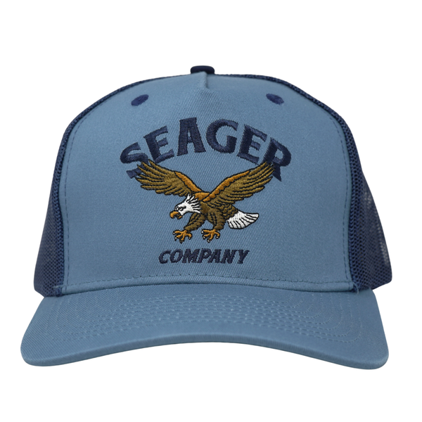 Bradley Trucker Snapback Faded Denim