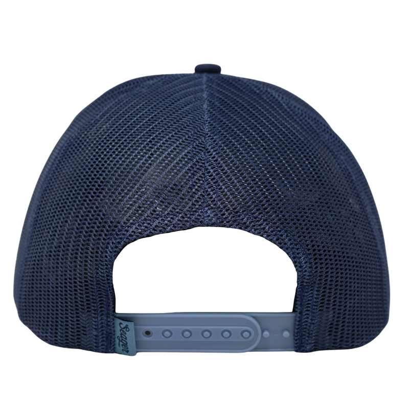 Bradley Trucker Snapback Faded Denim