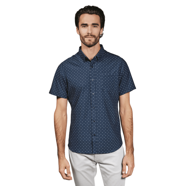 Bridges Short Sleeve Shirt – Navy