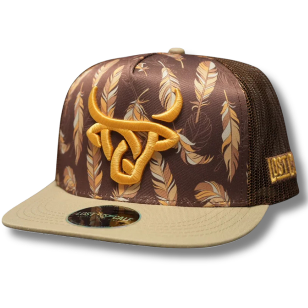 Brown Feathers Khaki - Rooster 