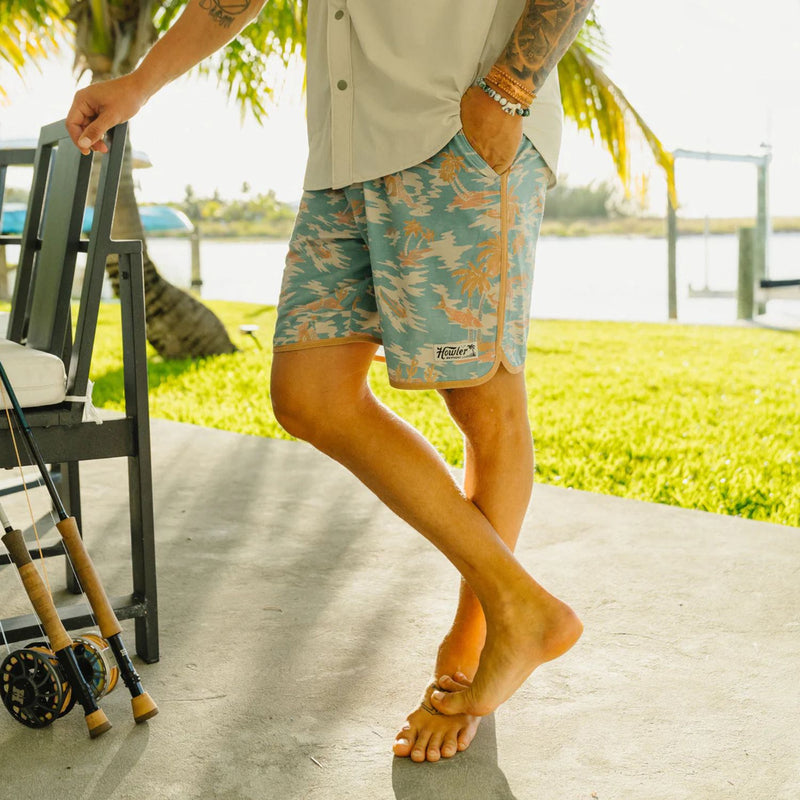 Bruja Boardshorts - Dreamland – Seafoam