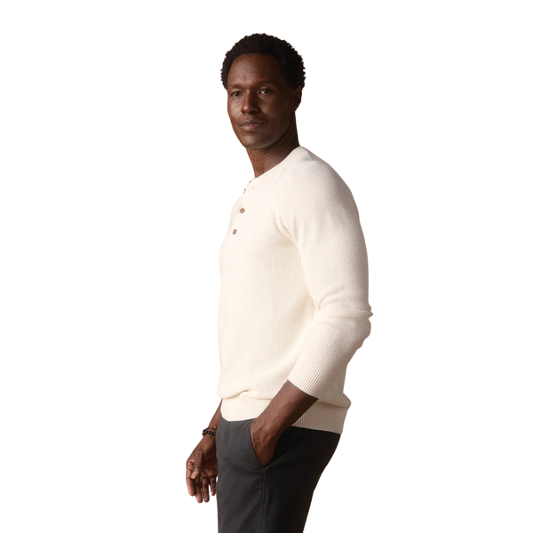 Coolmax Textured Sweater Henley - Rooster 
