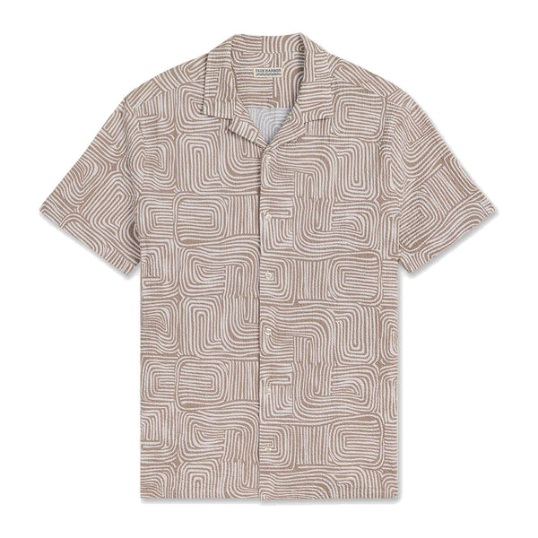 Castaway Textured Camp Shirt - Rooster 