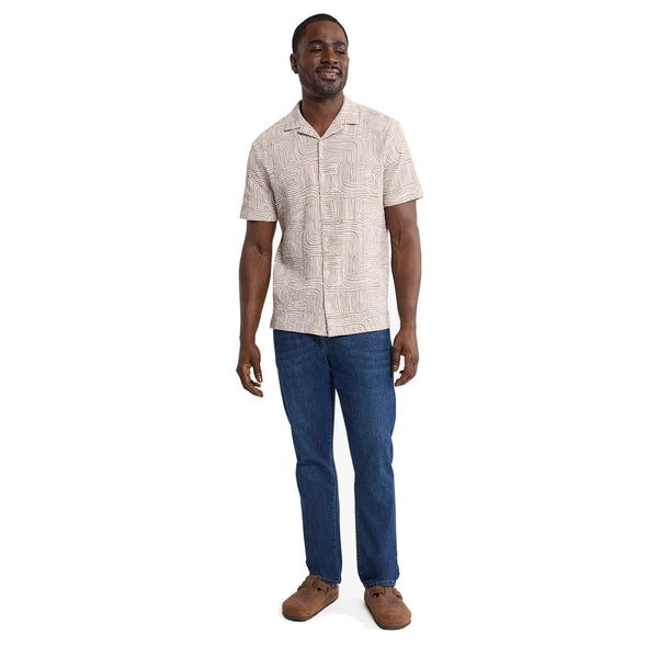 Castaway Textured Camp Shirt - Rooster 