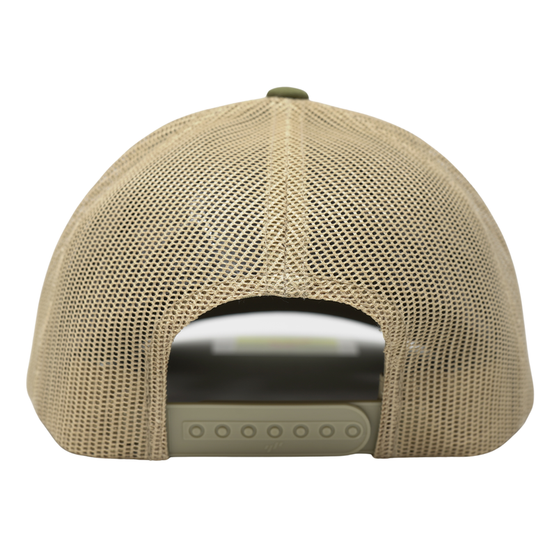 Cactus Stated Green/Khaki Trucker - Rooster 
