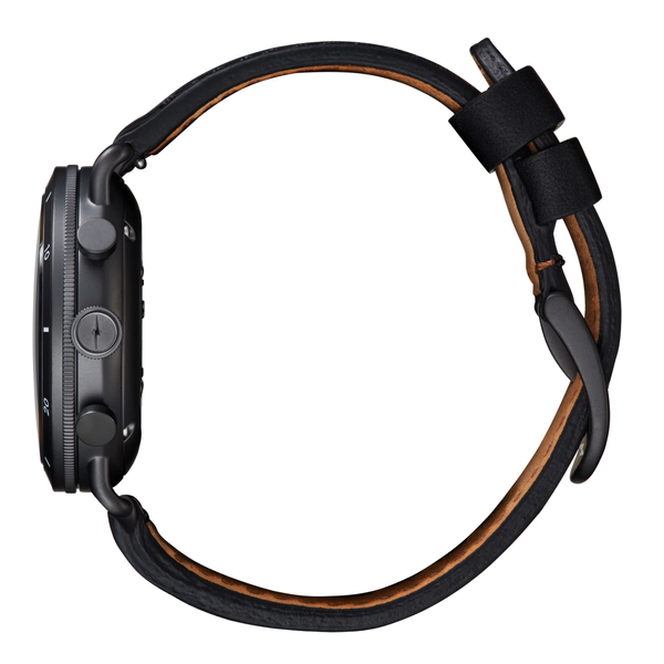 Canfield Sport 40mm Black Leather Strap - Rooster 