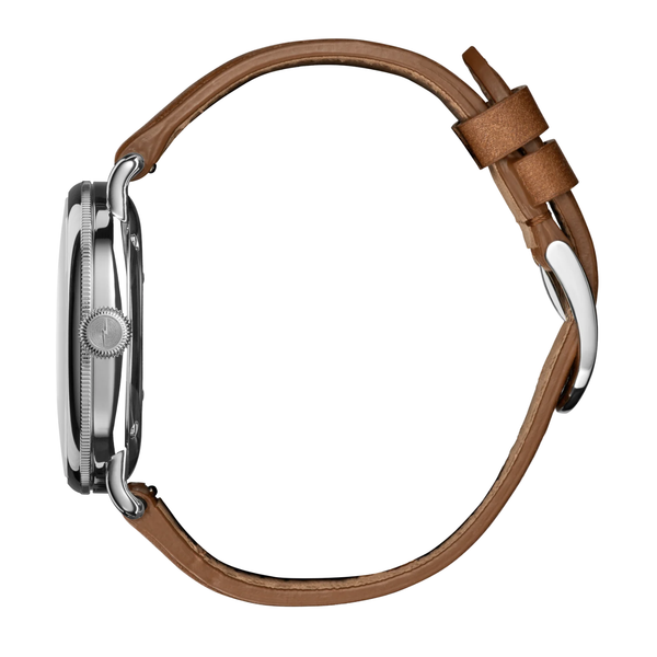 Canfield 3HD 38mm Astro Blue Tan Leather Strap - Rooster 