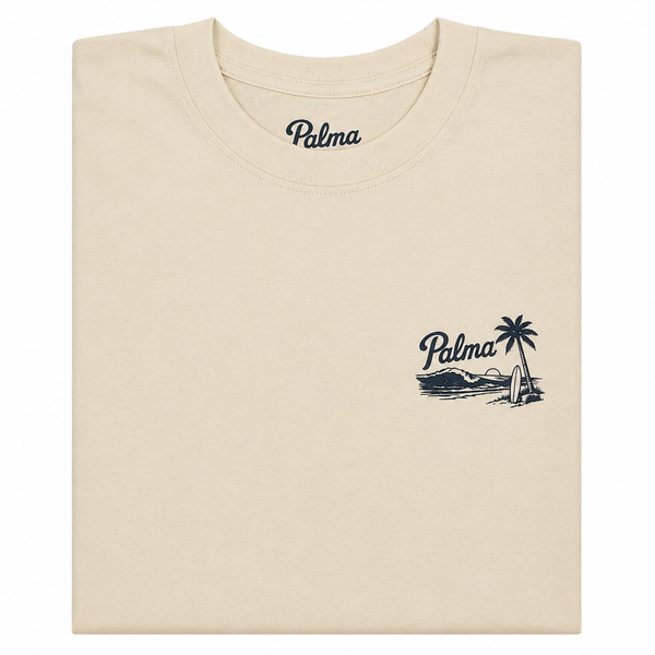 SS Palma Waves Tee - Rooster 