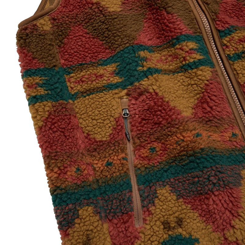 Chisos Fleece Vest – Milta Motifs : Russet