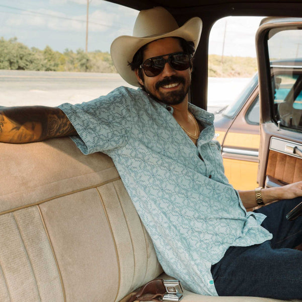 City Slicker Button Up Short Sleeve - Rooster 