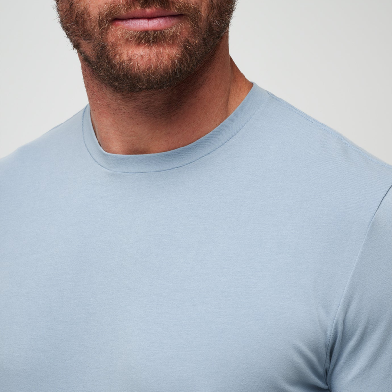Cloud Crew Tee – Dusty Blue