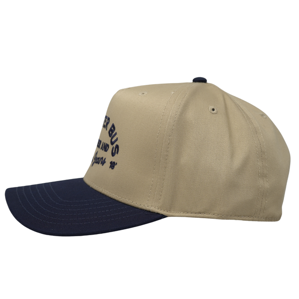 Cold Beer and Blue Jeans Rooster Bus Hat - Rooster 