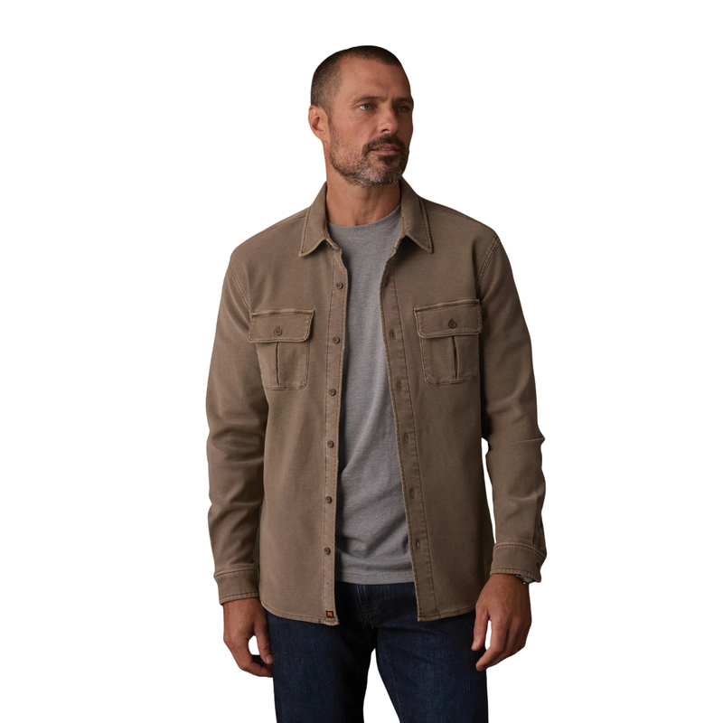 Comfort Terry Shirt Jacket