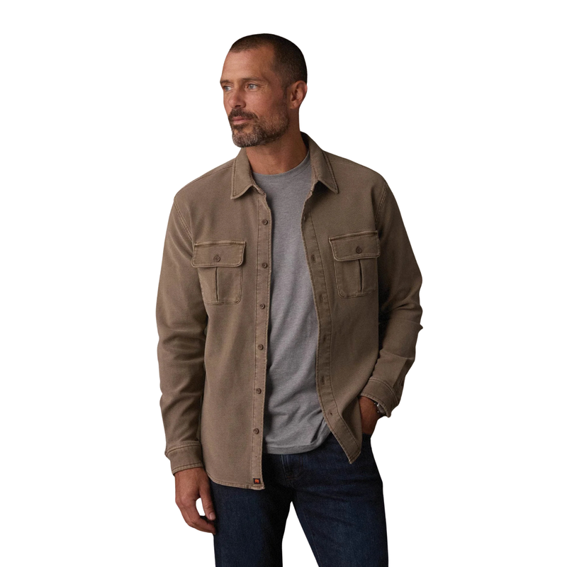 Comfort Terry Shirt Jacket