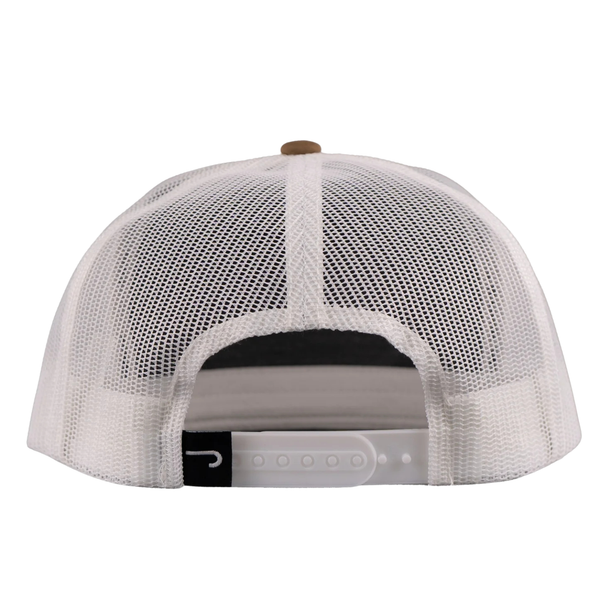 Coyote Brown and White Desert Show Time Rope Trucker - Rooster 