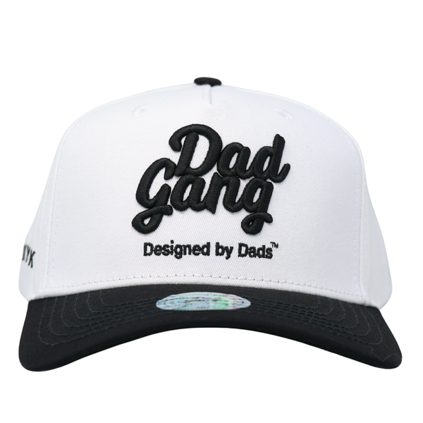 White & Black Logo Hat - Rooster 