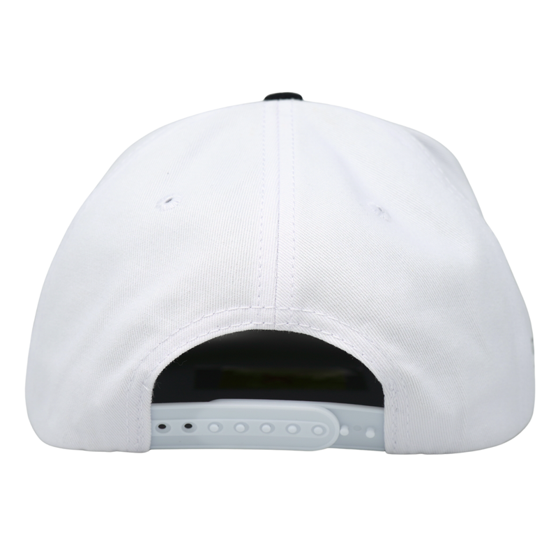 White & Black Logo Hat - Rooster 