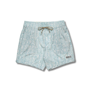 Deep Set Boardshorts - Tidal Tablets - Rooster 