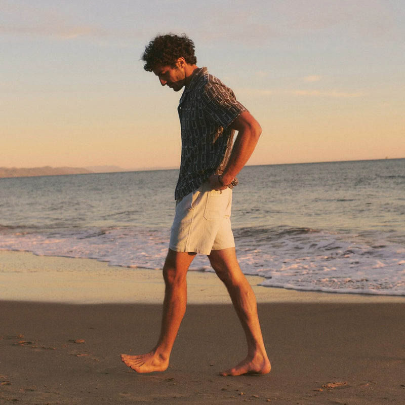 Dobby Resort Shirt – Brown