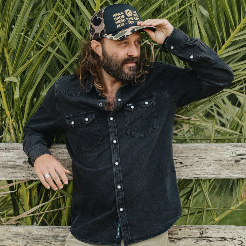 Dust Up Denim Snapshirt
