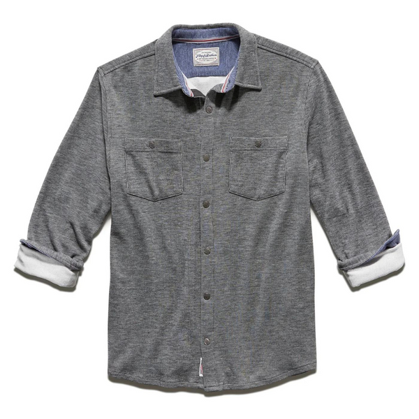 Hero Textured Knit Flannel Shirt - Rooster 