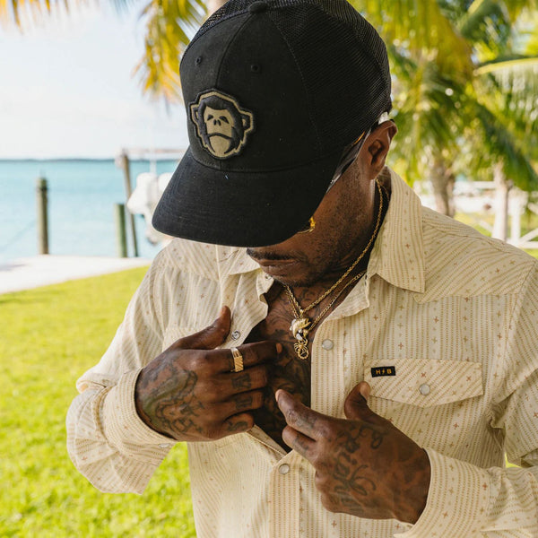 El Mono Hat - Black - Rooster 