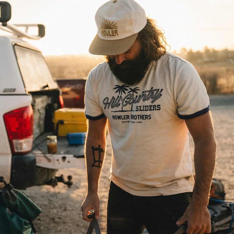El Sol Unstructured Snapback – White / Gold