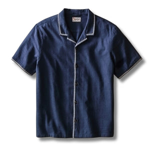 Embroidered Resort Shirt - Rooster 