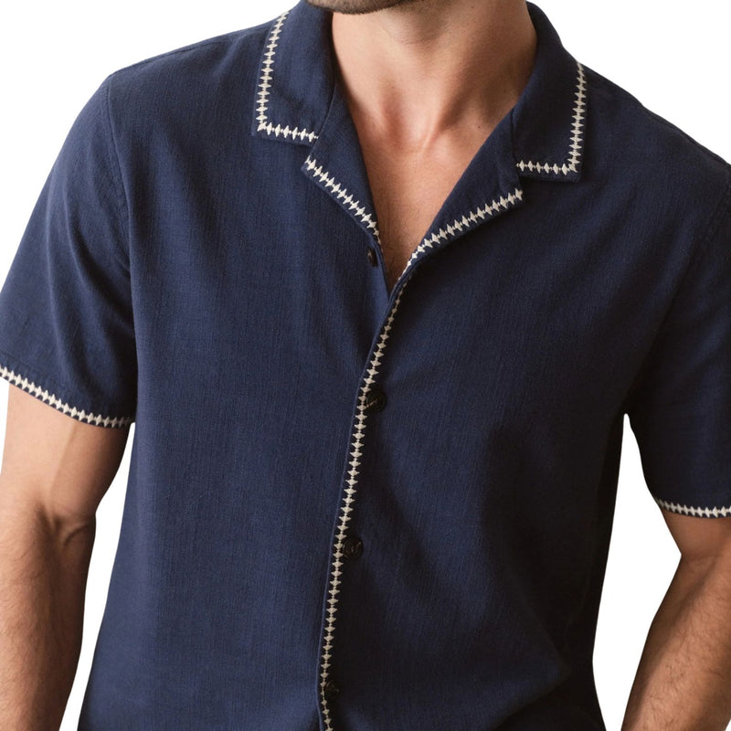 Embroidered Resort Shirt – India Ink