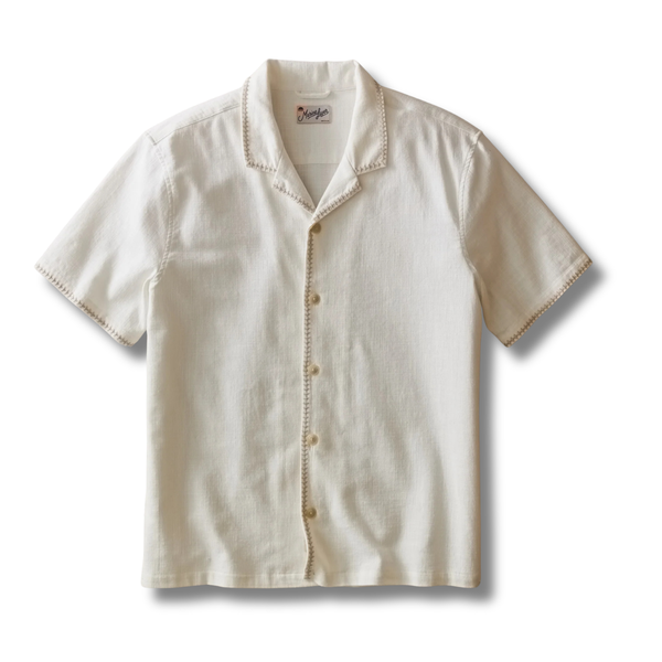 Embroidered Resort Shirt - Rooster 