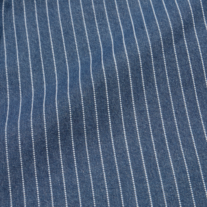 Dust Up Denim Snapshirt – Merle Stripe