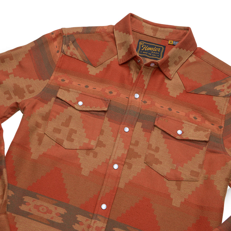 Sheridan Flannel – Mitla Motifs : Terracotta