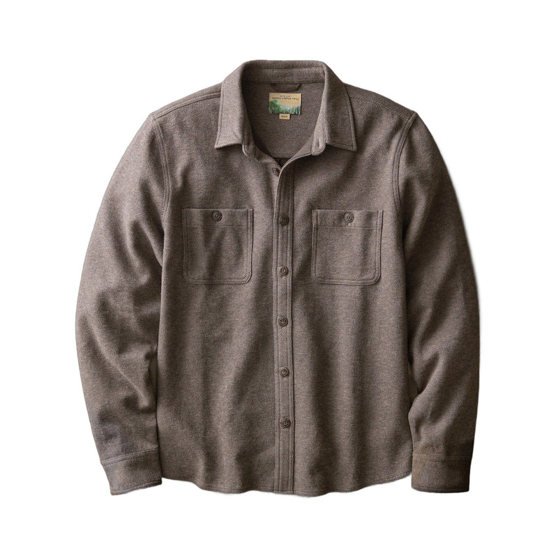 Pacifica Stretch Twill Overshirt – Brown