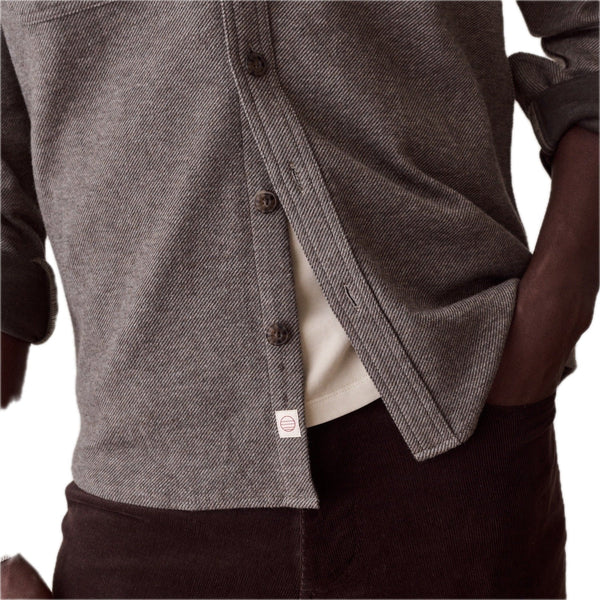Pacifica Stretch Twill Overshirt – Brown