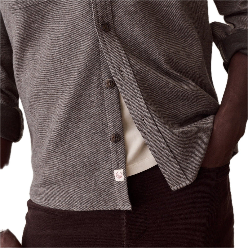 Pacifica Stretch Twill Overshirt – Brown