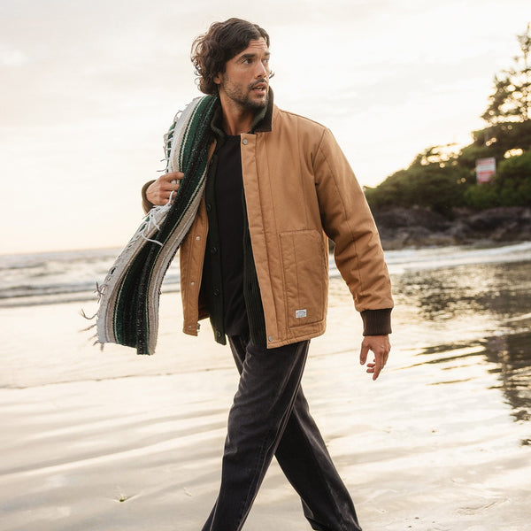 The Craftsman Quilted Jacket Golden State - Rooster Bus